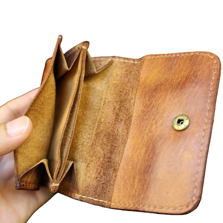 Artigiano vintage handmade leather wallet