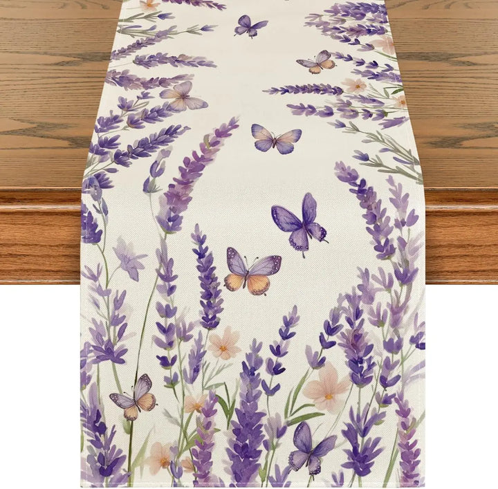 Campo lavender table runner