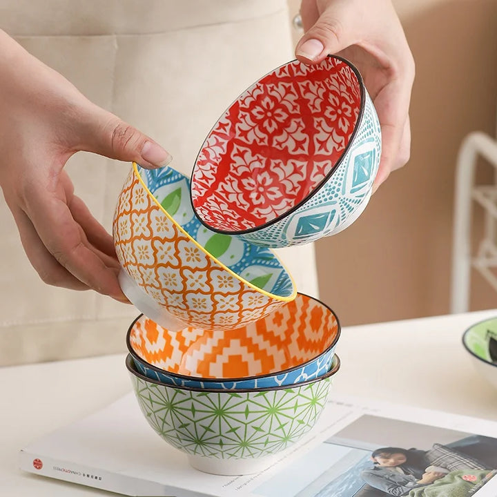 Ischia hand-painted ceramic bowls