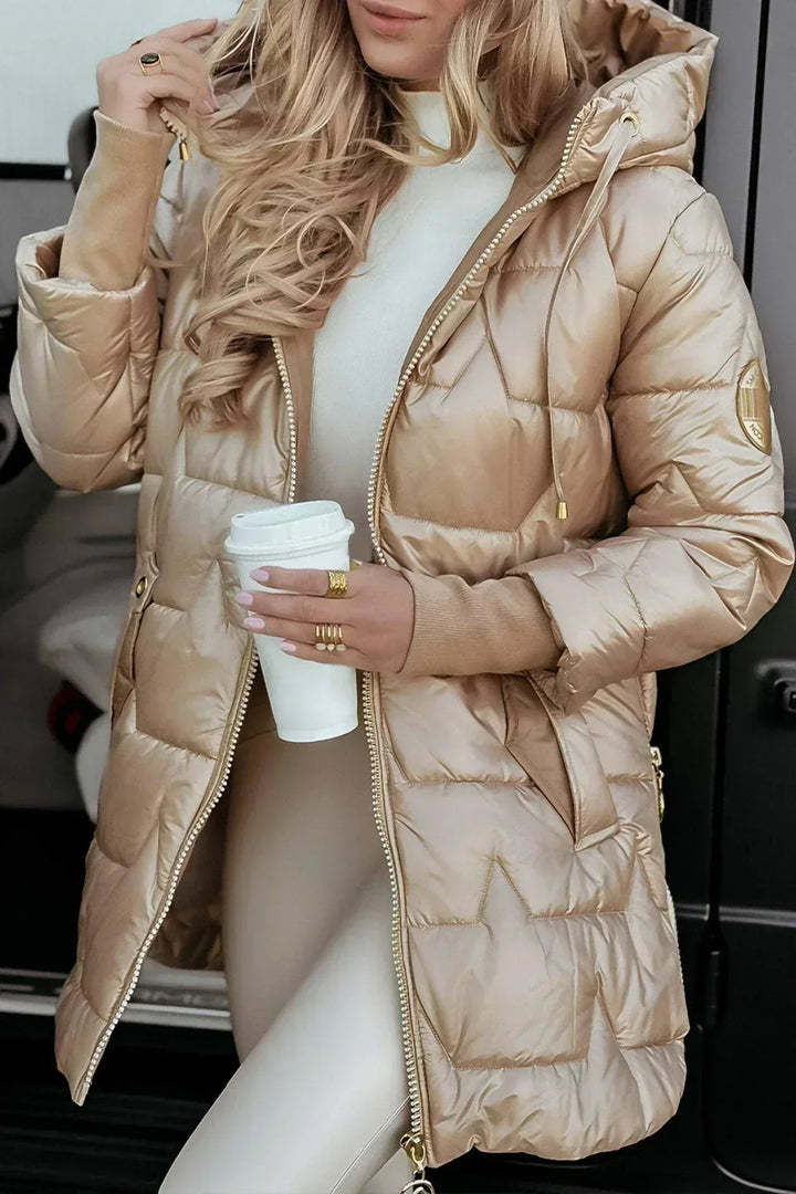 Leviana Long Quilted Jacket – women&