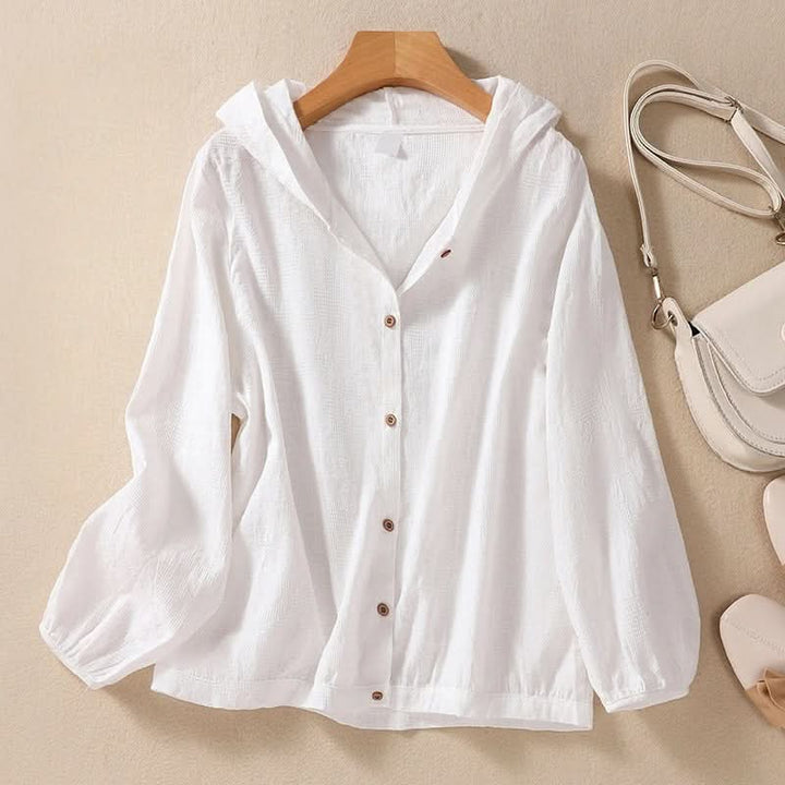 Miri Linen Hoodie – women&