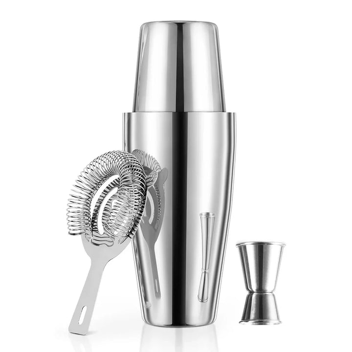 Negroni Boston cocktail shaker set in stainless steel