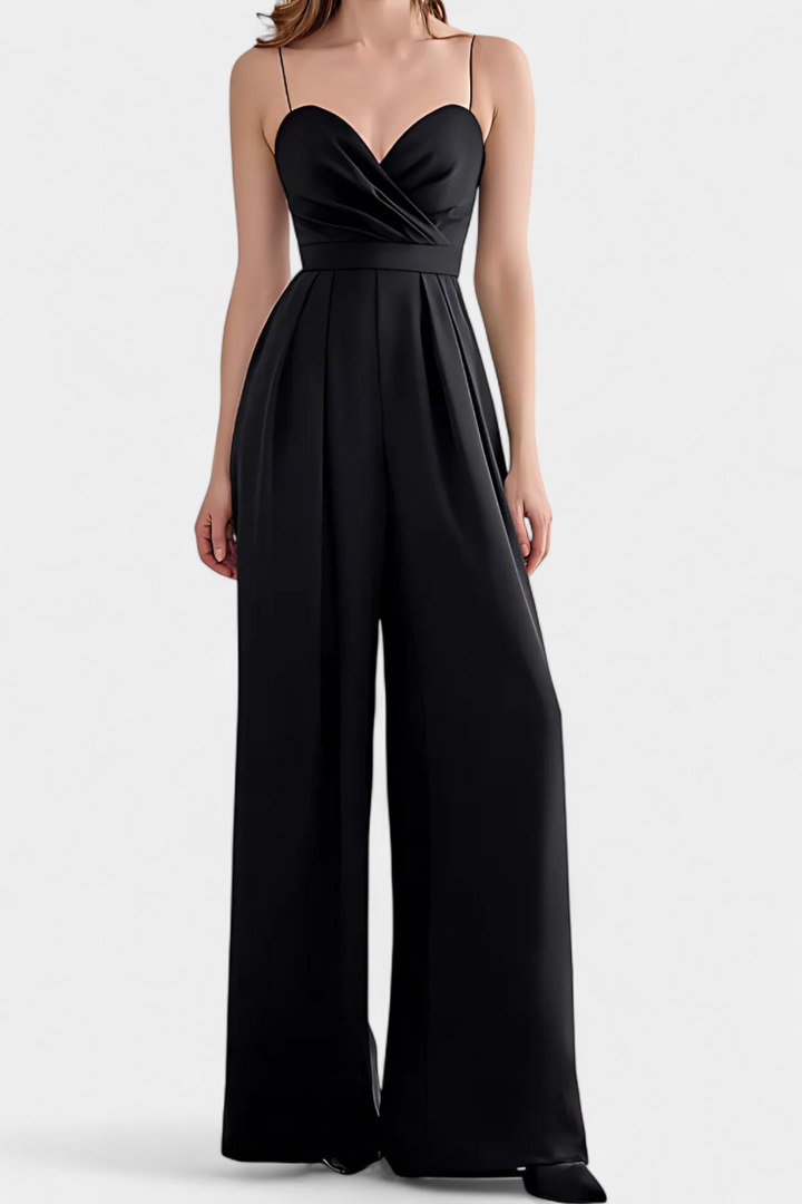 Romily Sleeveless Jumpsuit with Tailored Waist and Flowy Legs – women&