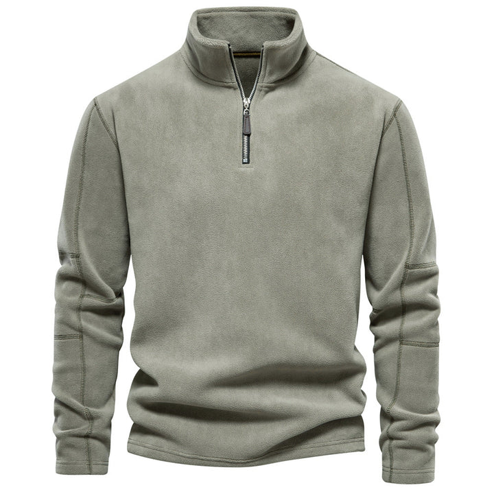 Sestriere Fleece Half-Zip Pullover - Sage Green