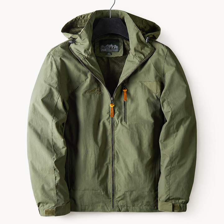 Summit Lightweight Outdoor Jacket in Olive
