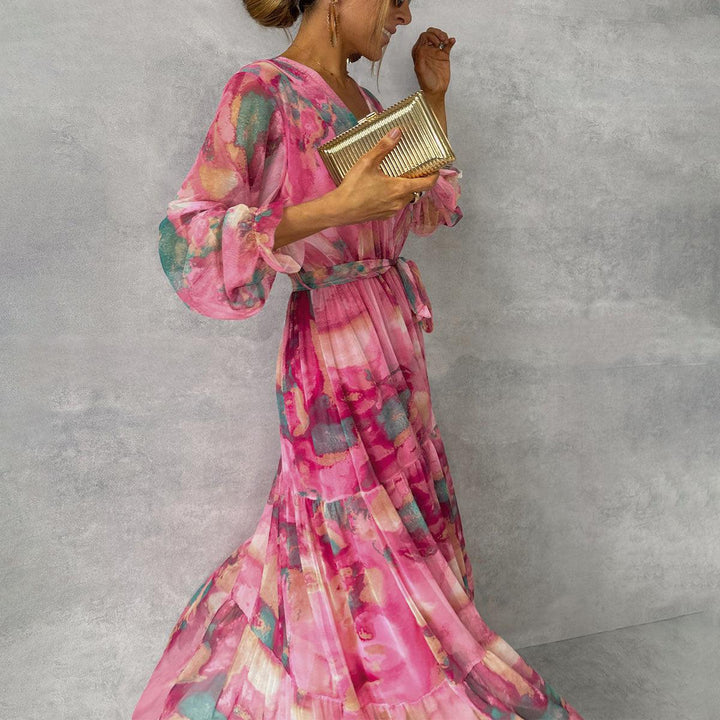 Hazel Floral Wrap Dress – women&