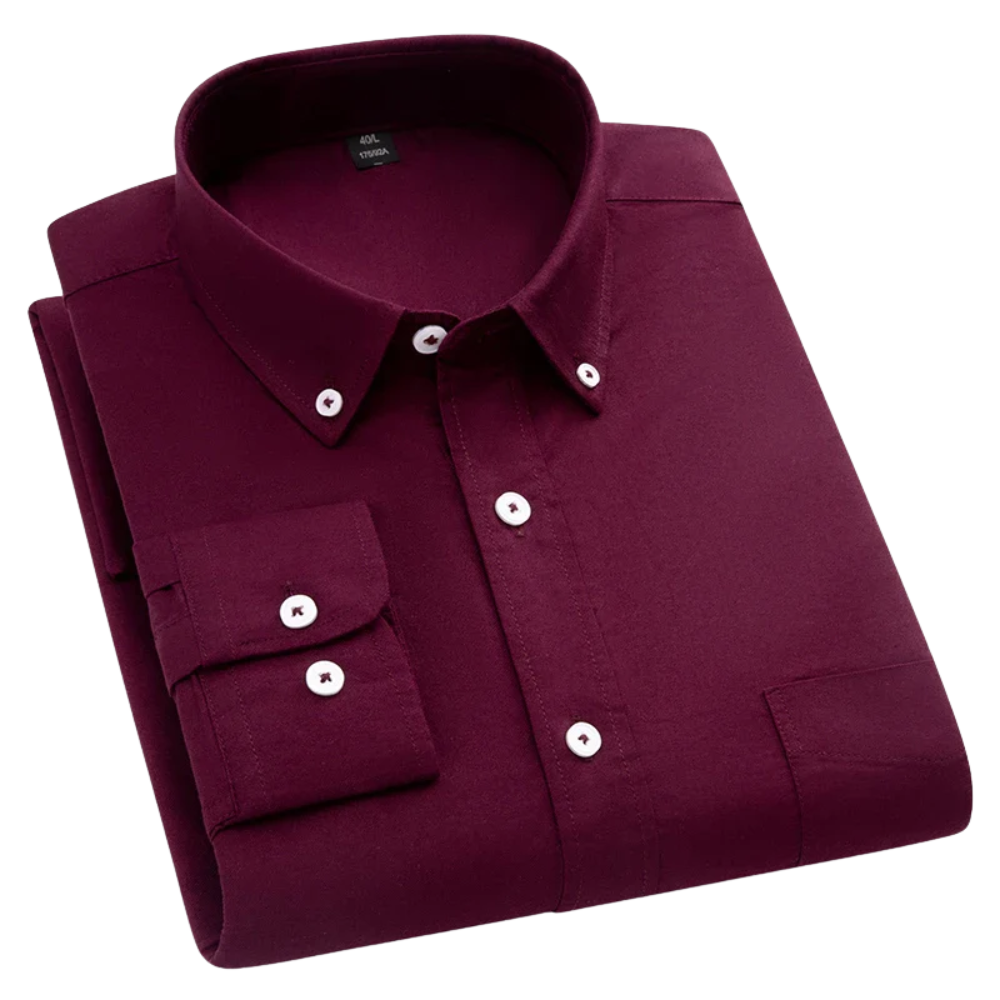 Men's classic cotton shirt in a tailored fit – Avinos Milano