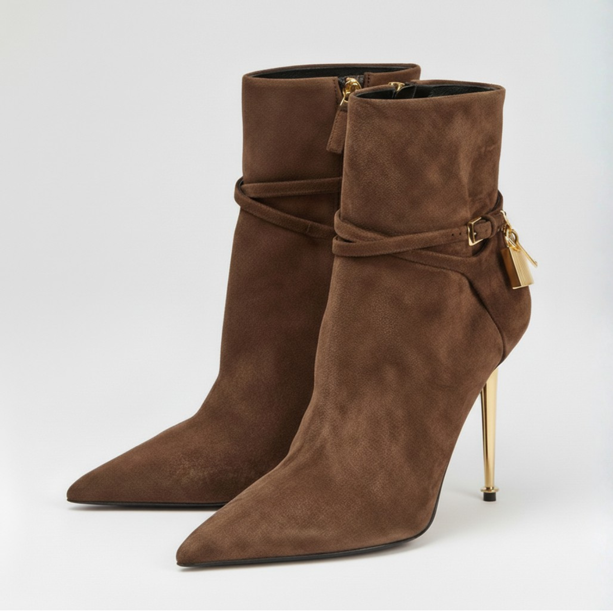 Tessa Lock Heel Boots – women's shoes