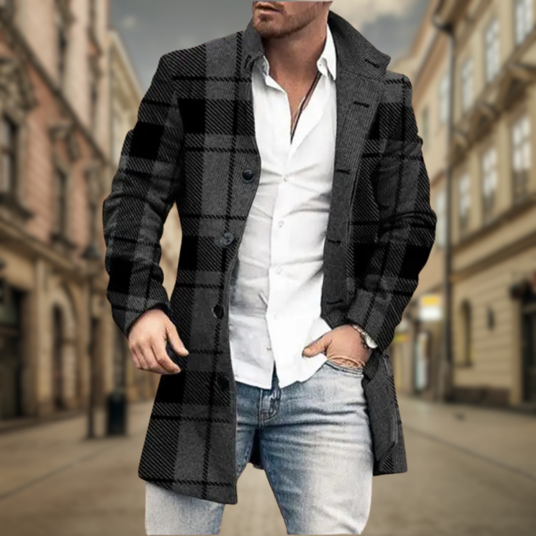 Dark Grey Check / 4XL