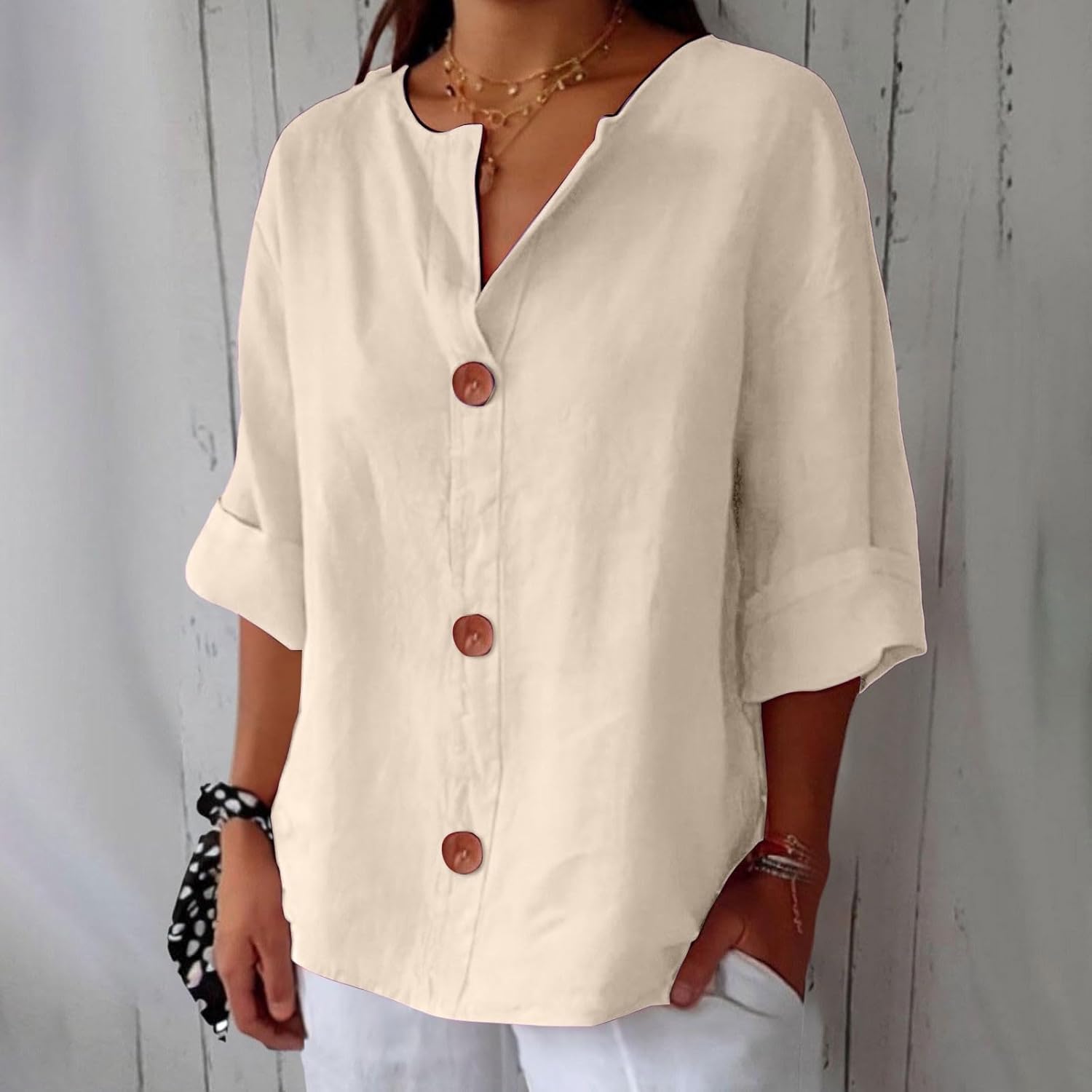 Beige / 5XL