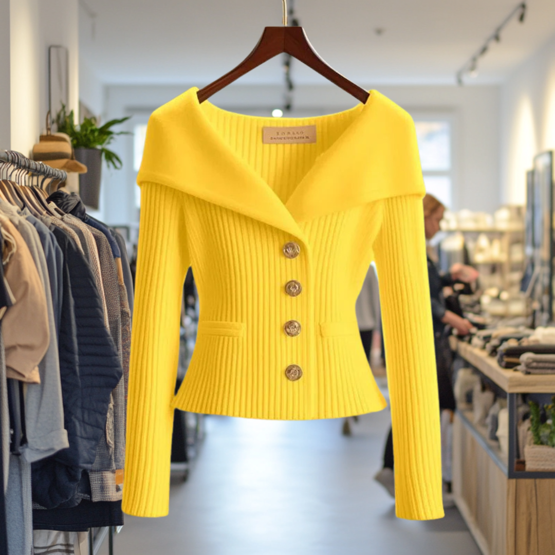 Elara Knitted Cardigan – women's sweaters