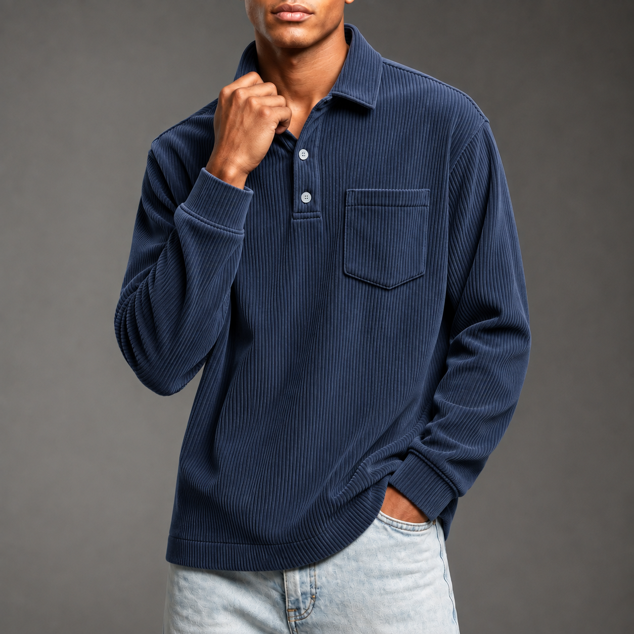 Navy Blue / 4XL