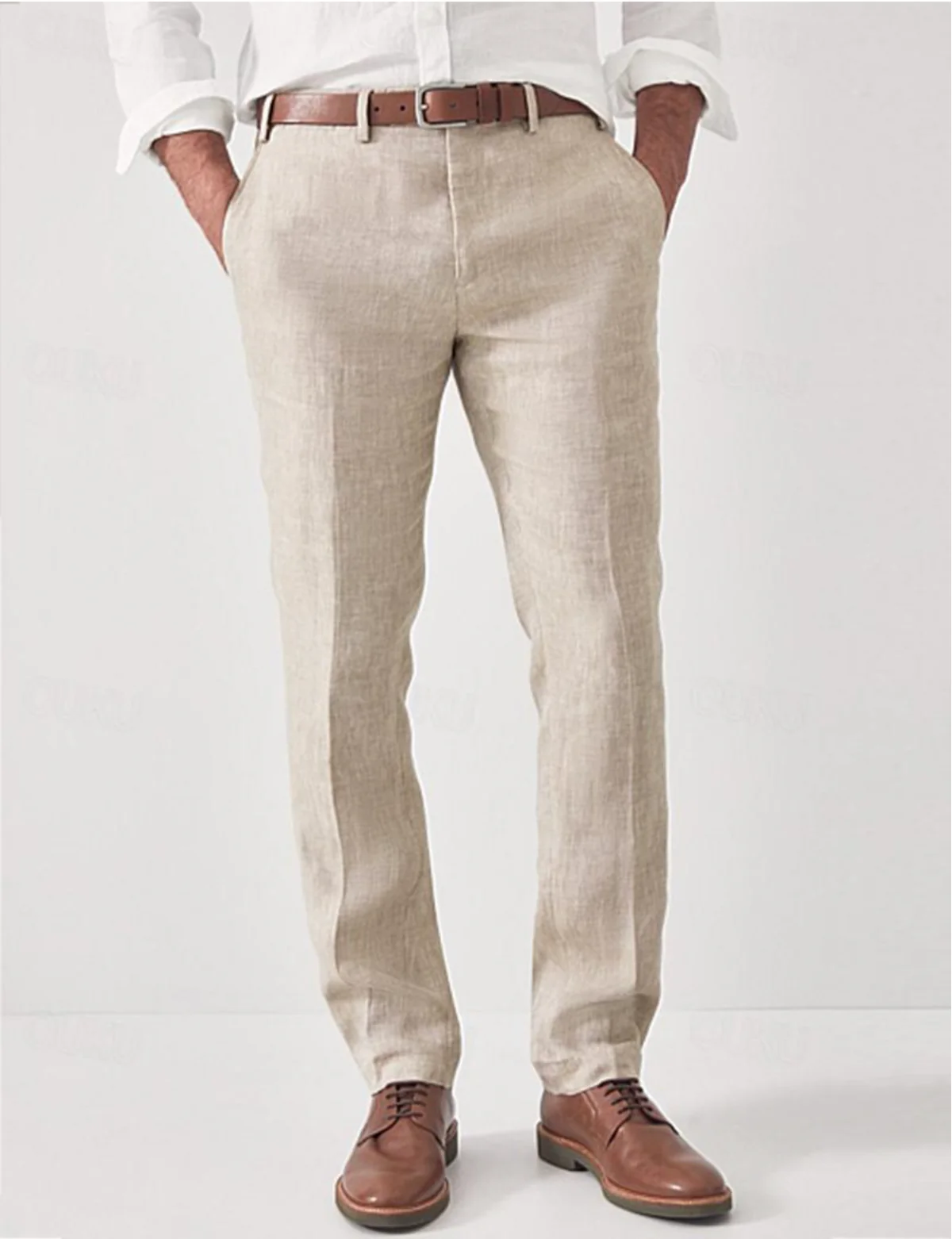 Men's elegant linen dress pants – Avinos Milano