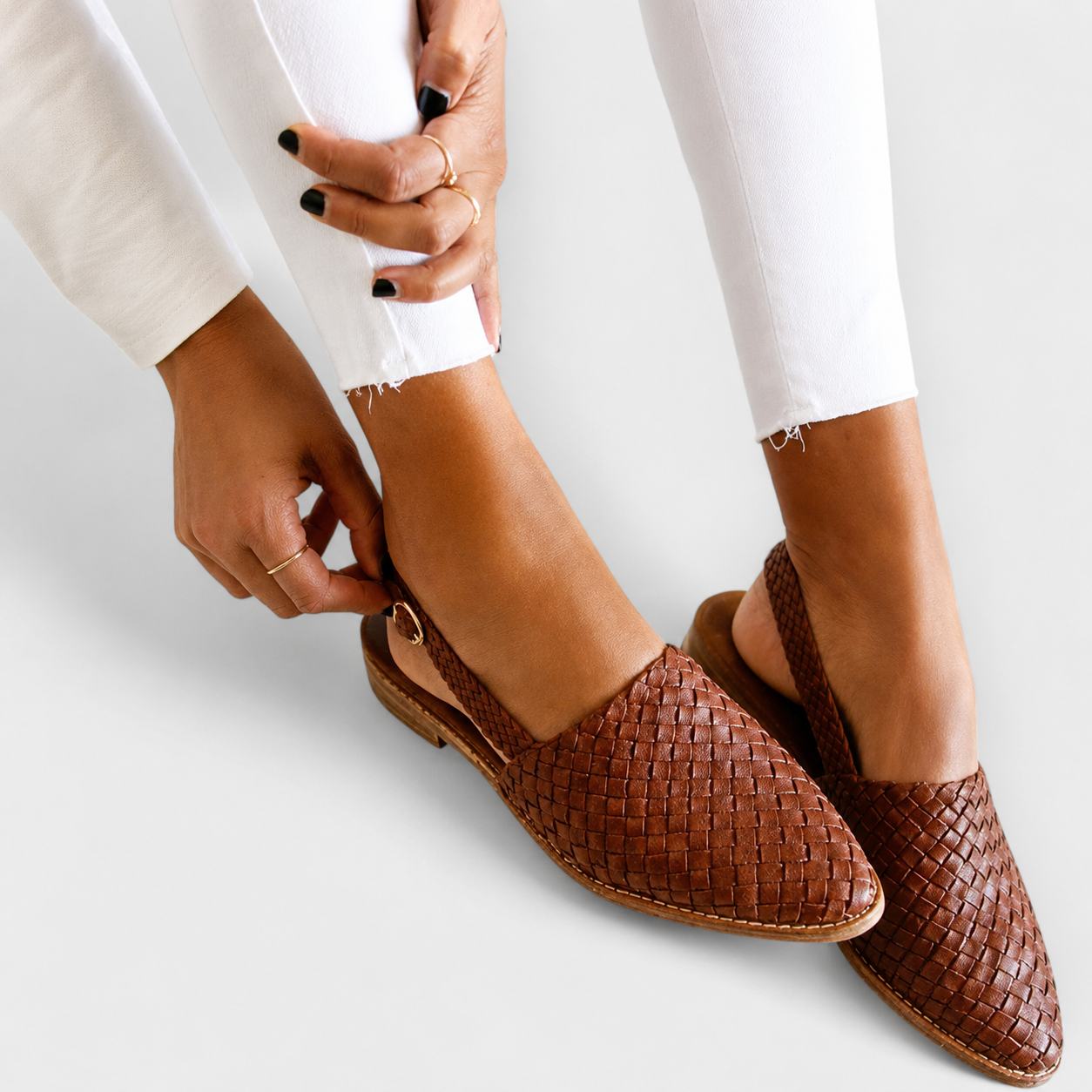 Eleanor Woven Slingback Loafer – women's shoes