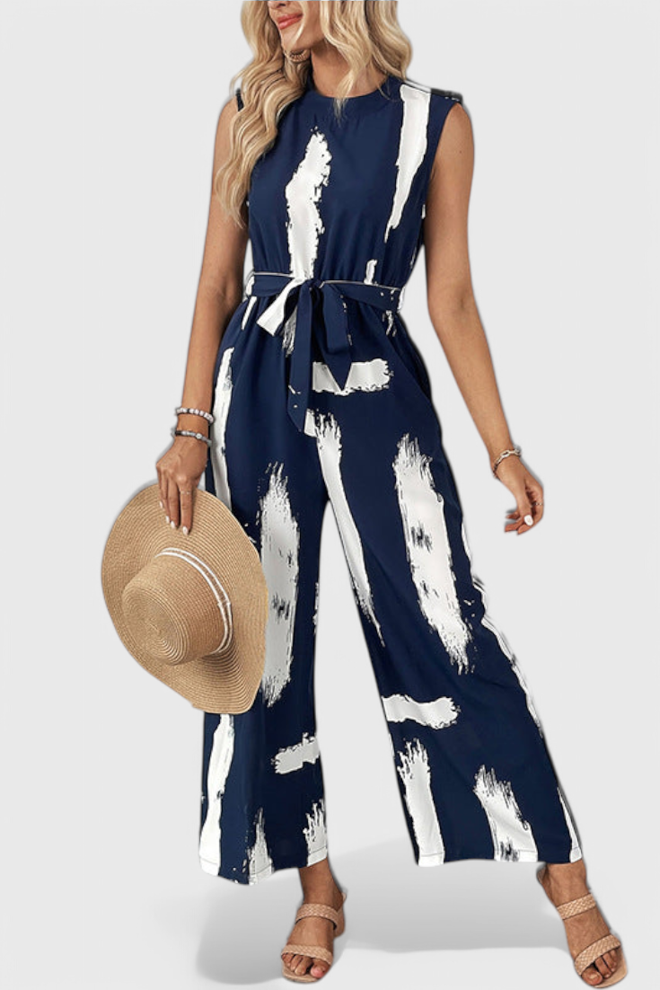 Zola Tied Waist Wide Leg Jumpsuit – women's jumpsuits