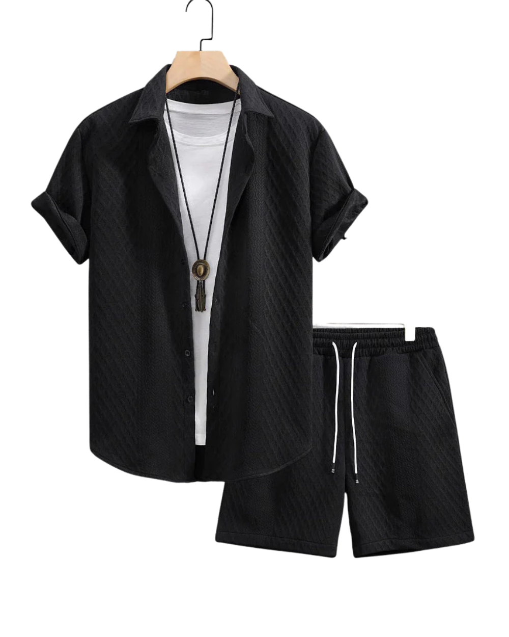 Maldives men's casual matching set in a relaxed cut – Avinos Milano