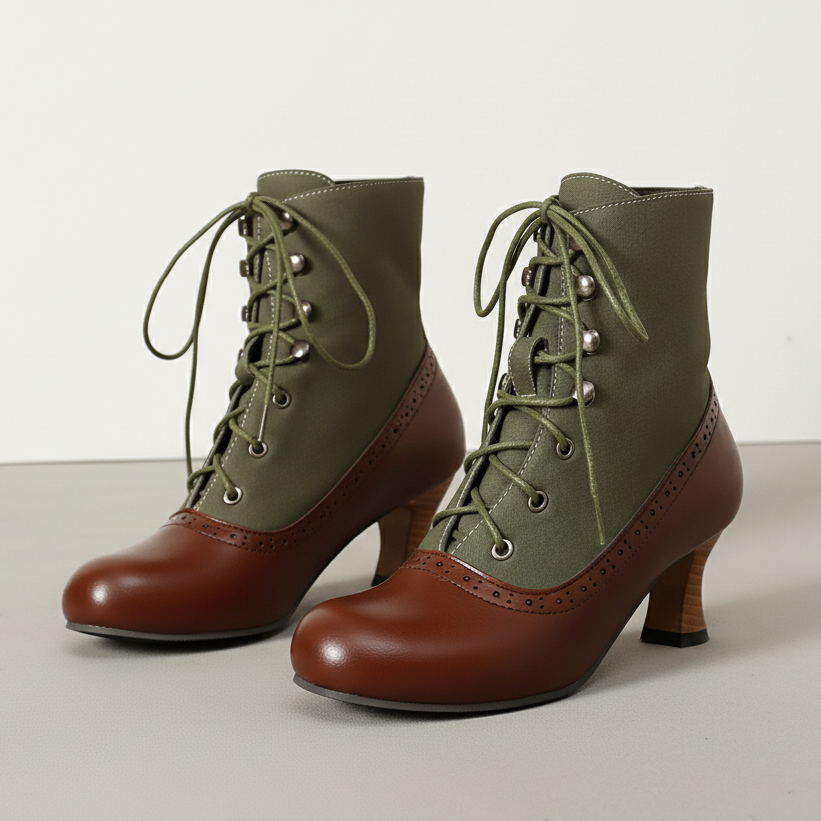 Olivine Heeled Ankle Boots – women's shoes