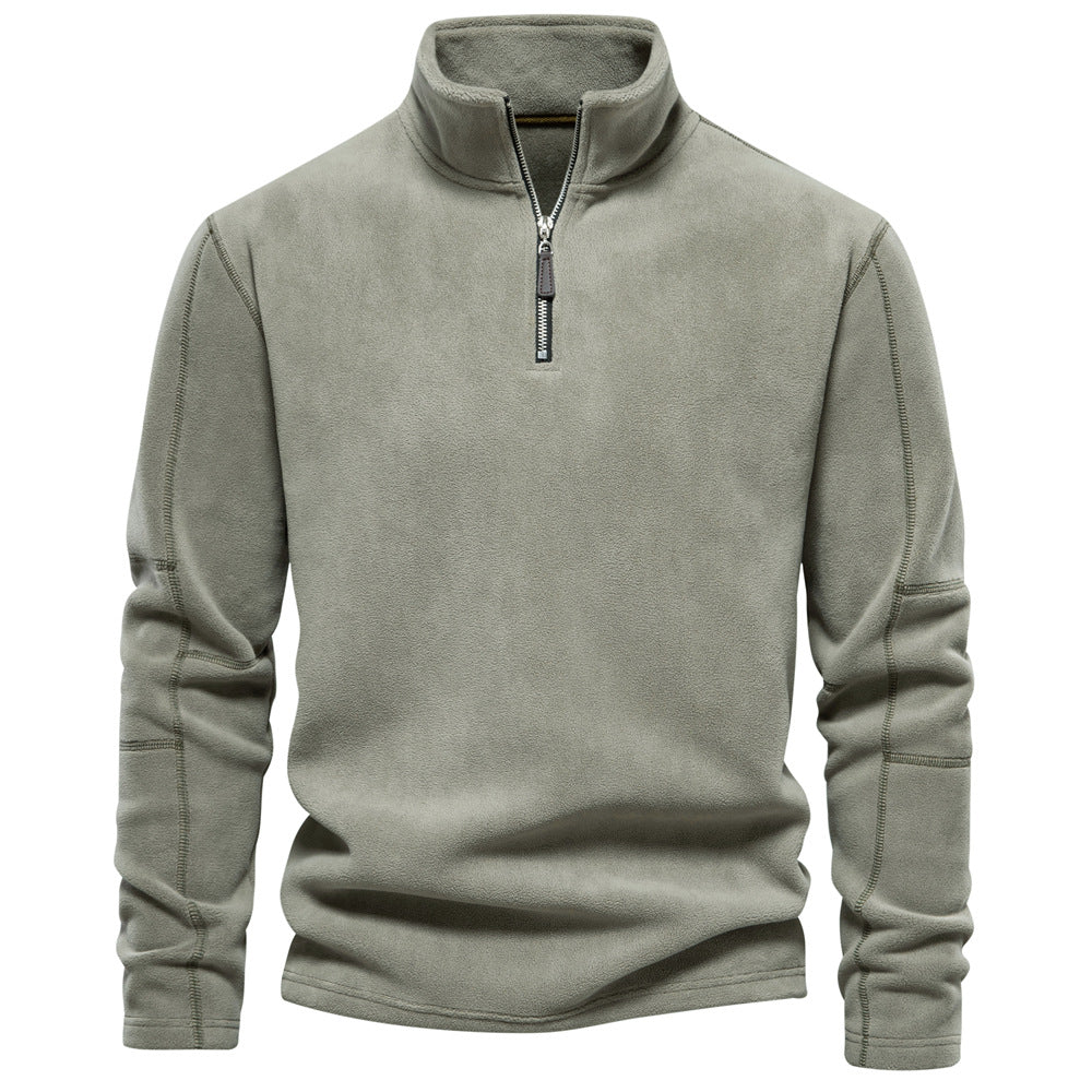 Sestriere Fleece Half-Zip Pullover - Sage Green