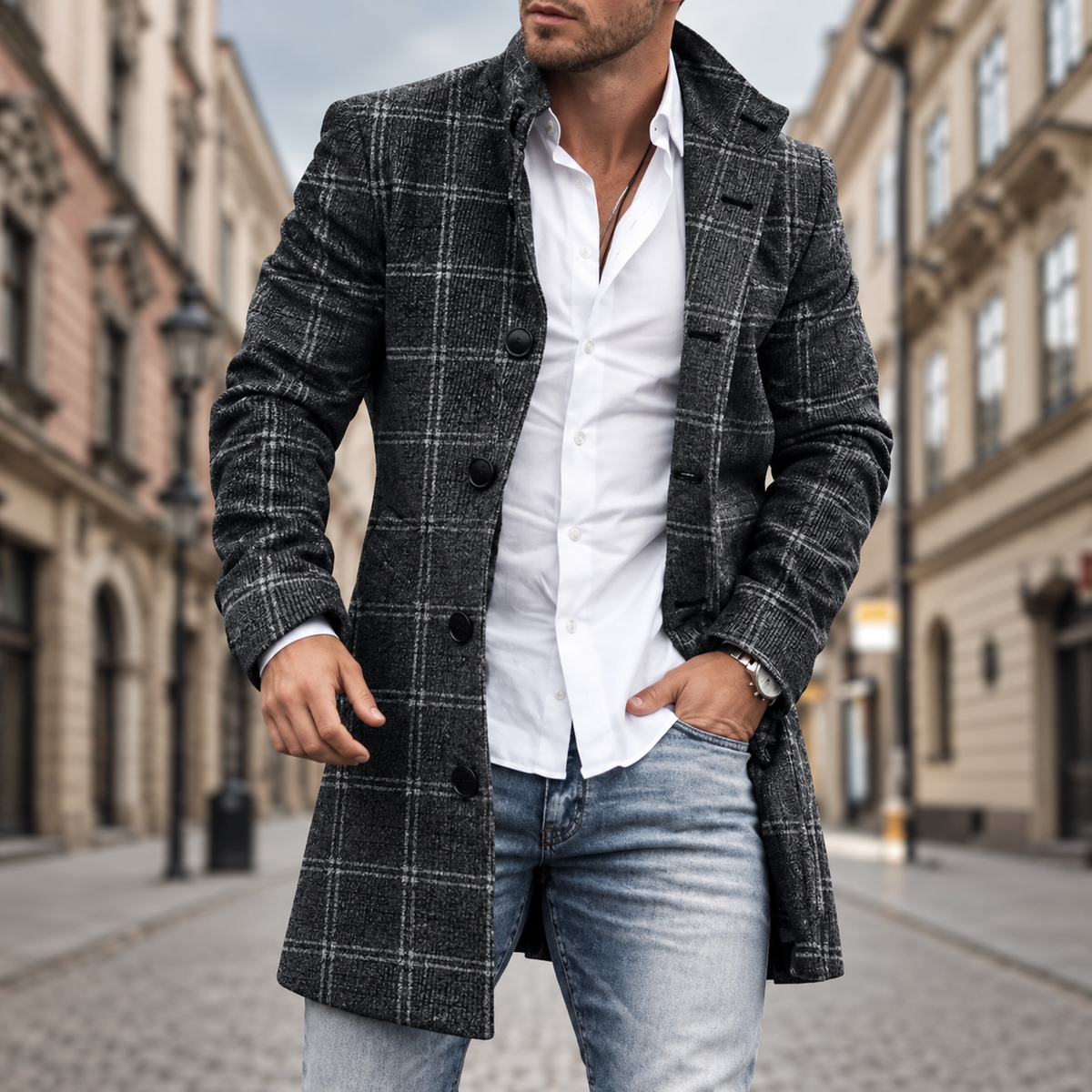 Adriano men's jacket, alternate view