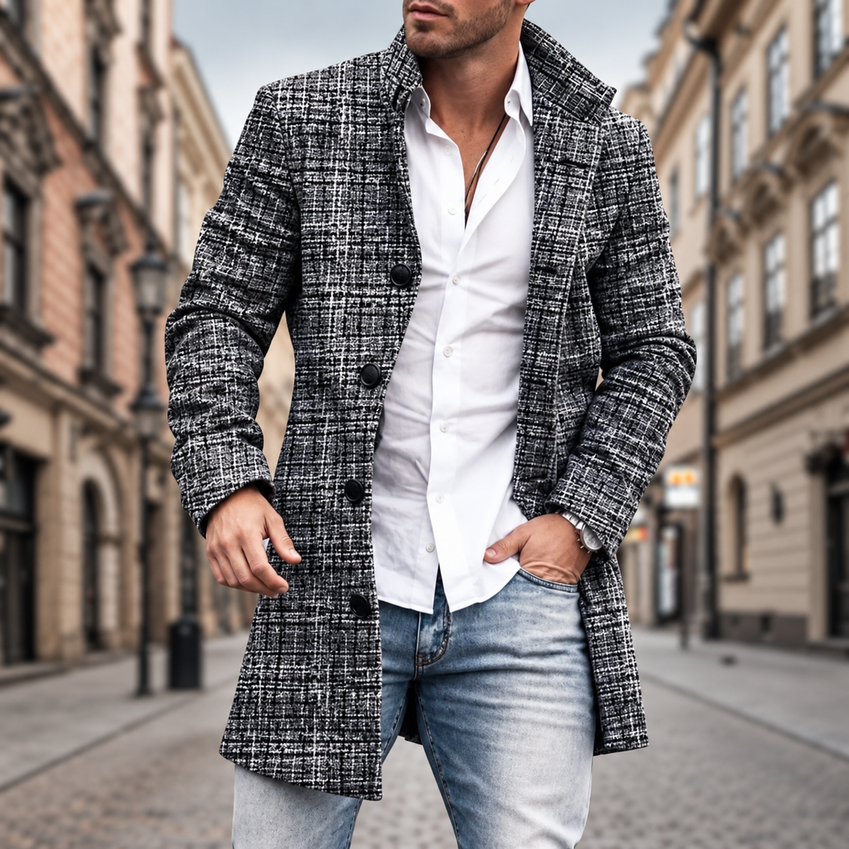 Adriano men's jacket, view 4