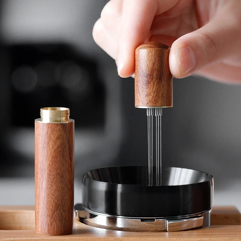 Ago espresso tool in a portafilter