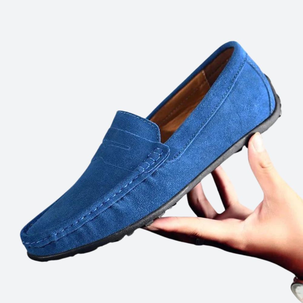 Men's suede loafers, view 4