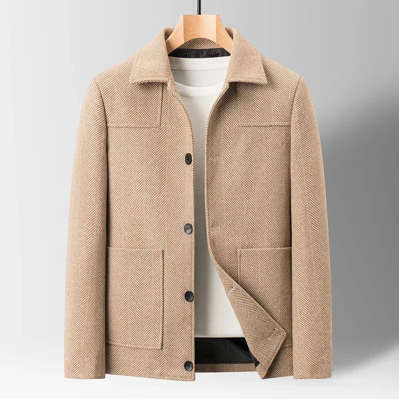 Luca men's elegant wool jacket, additional view