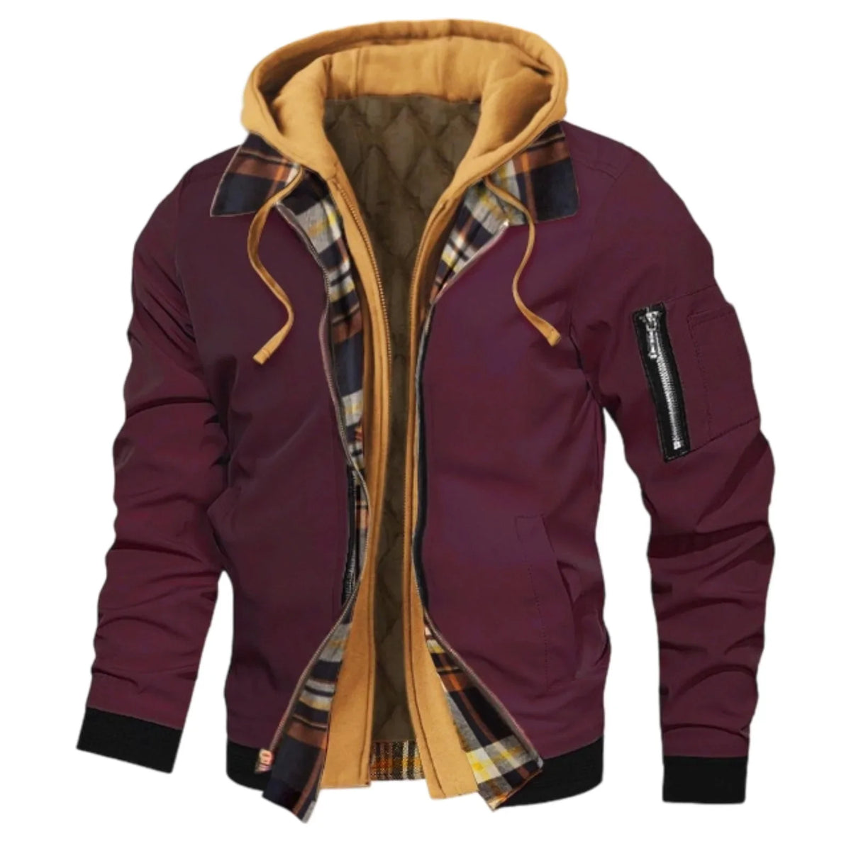 Men's hooded jacket, additional view