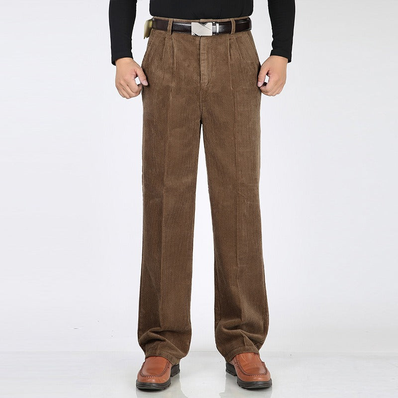 Matteo men's elegant corduroy pants – Avinos Milano