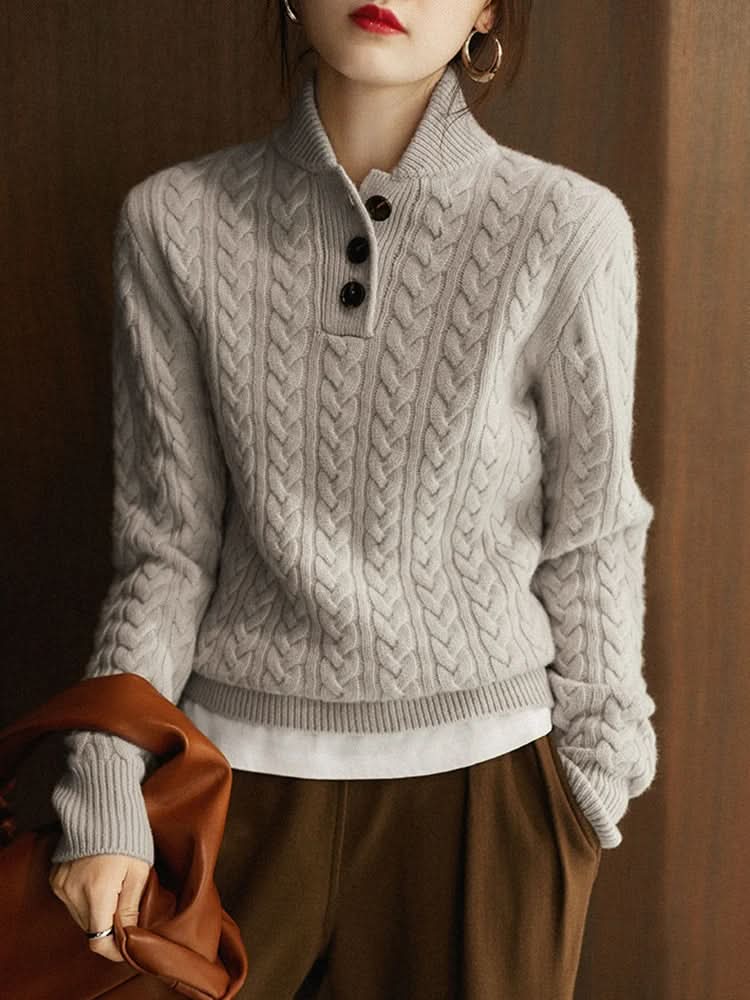 Celeste Cashmere Knit Sweater – women's sweaters, view 8