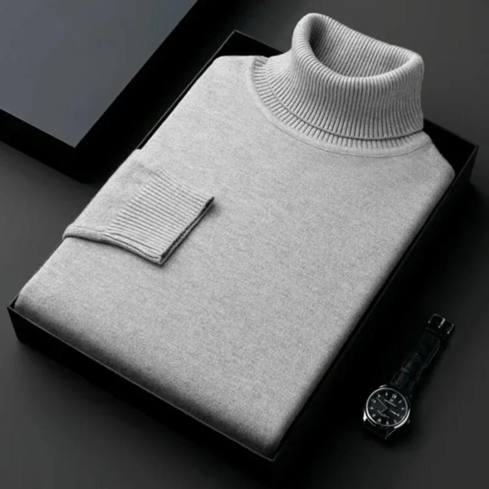 Alioth men's cashmere turtleneck sweater – Avinos Milano