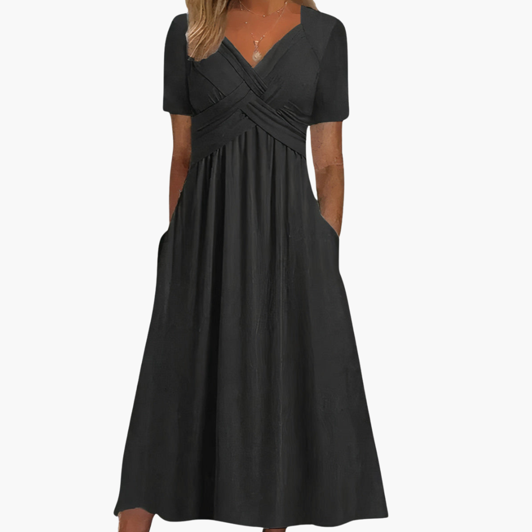 Allison women's v-neck dress – Avinos Milano
