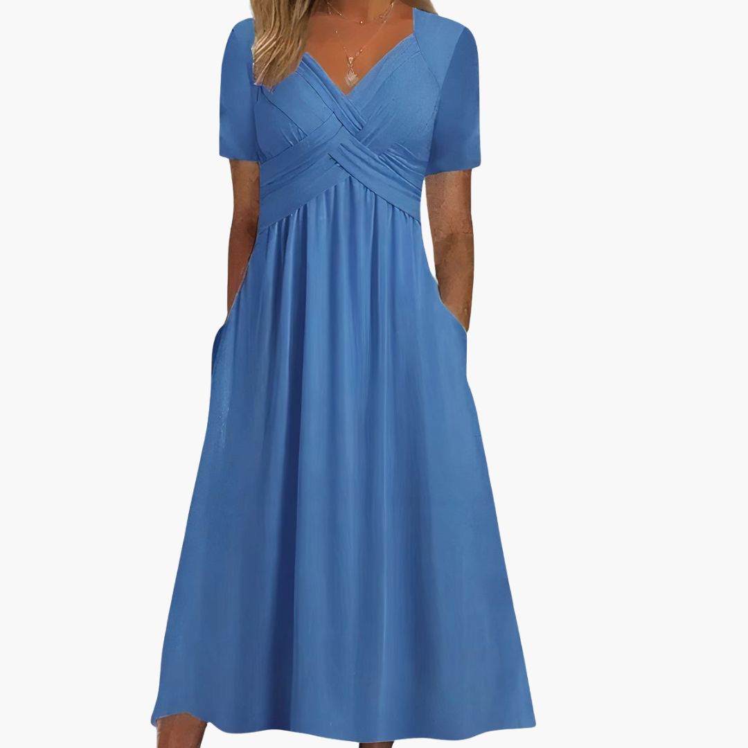 Allison women's v-neck dress, alternate view