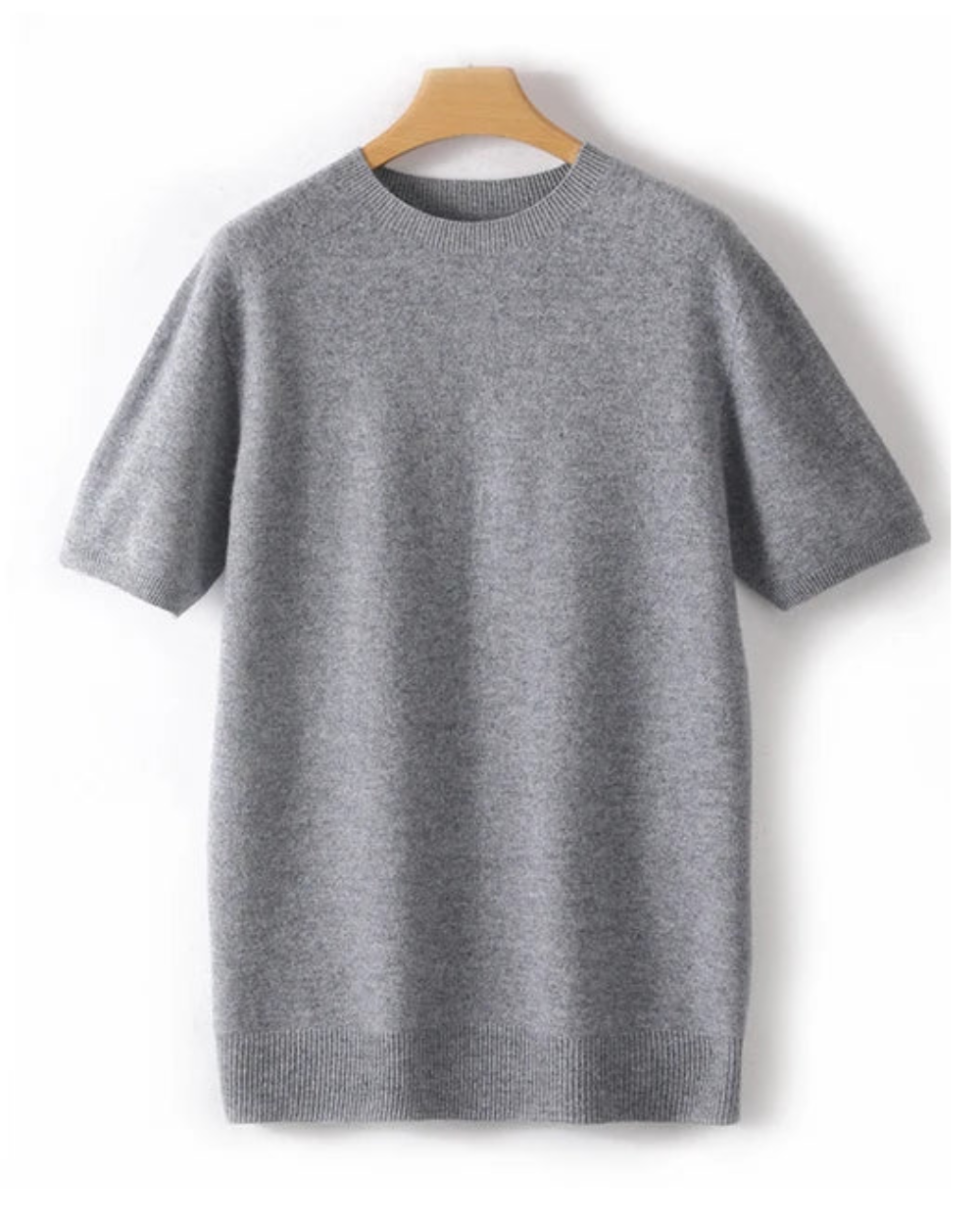 Aman men's wool t-shirt, alternate view