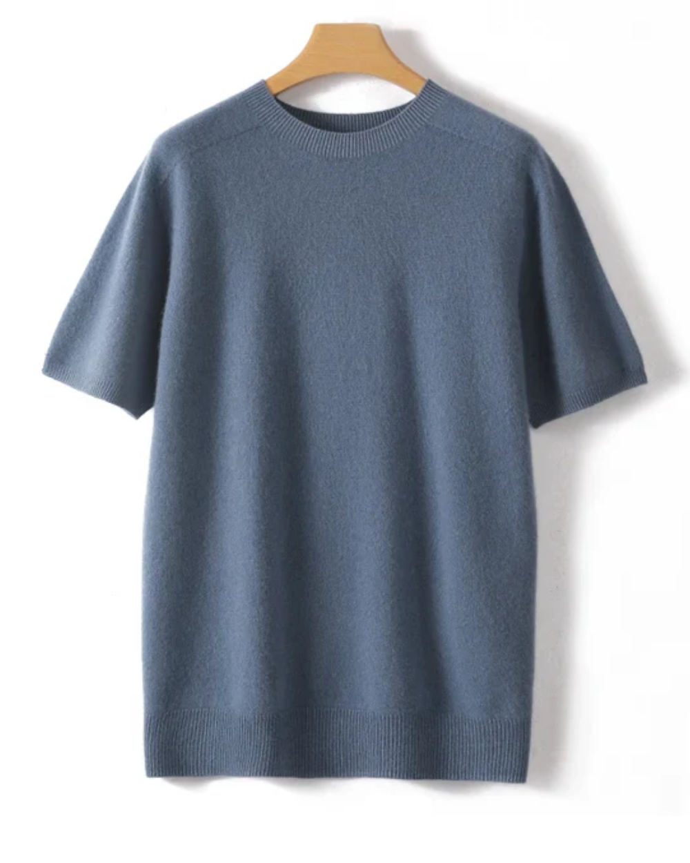 Aman men's wool t-shirt, view 4