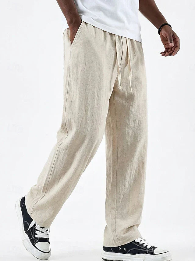 Stefano men's elegant linen pants – Avinos Milano
