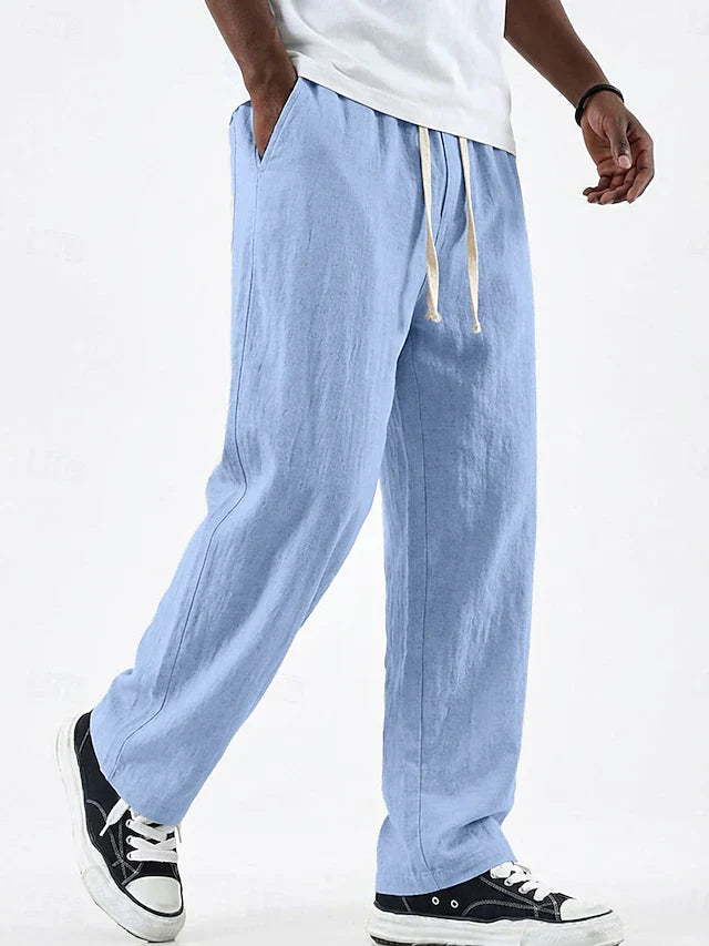 Stefano men's elegant linen pants, additional view