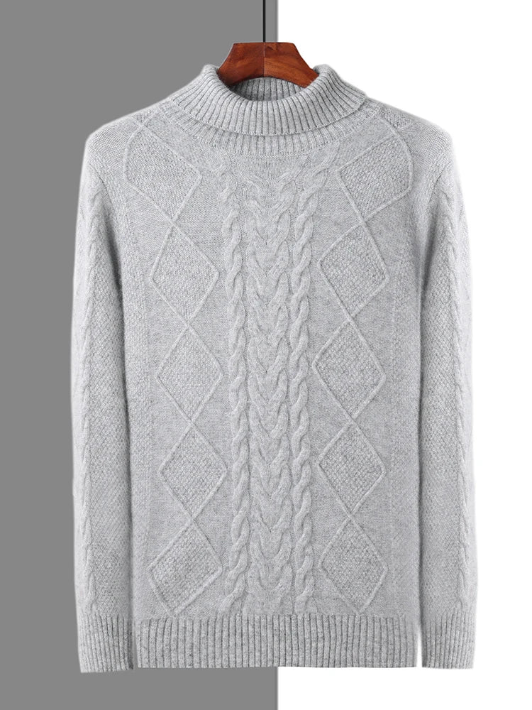 Luigi men's elegant cashmere sweater, alternate view