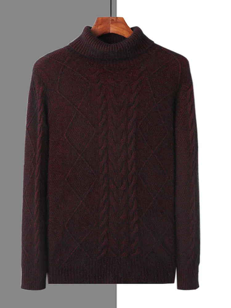 Luigi men's elegant cashmere sweater, view 4