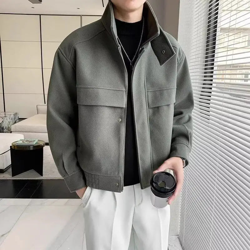 Matteo men's elegant wool jacket, alternate view