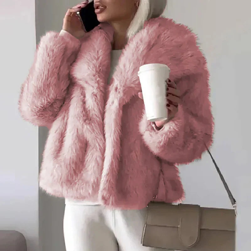 Faux women's relaxed jacket – Avinos Milano