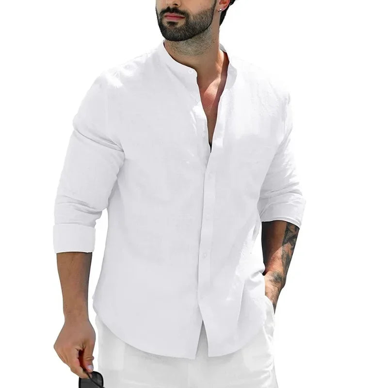 Antonio men's linen shirt – Avinos Milano