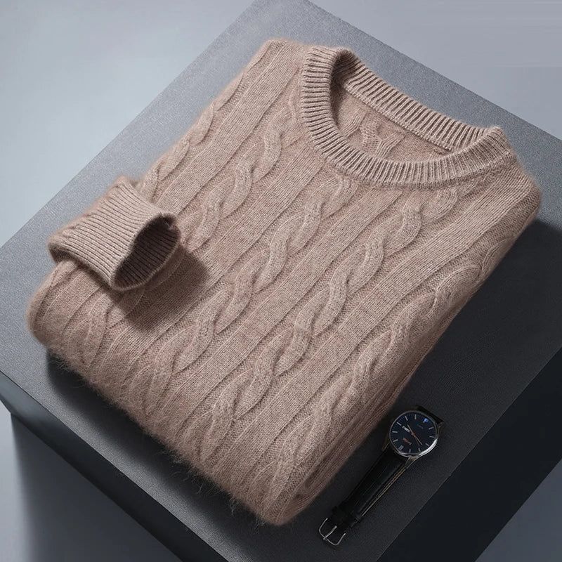 Vittorio men's cashmere sweater, alternate view