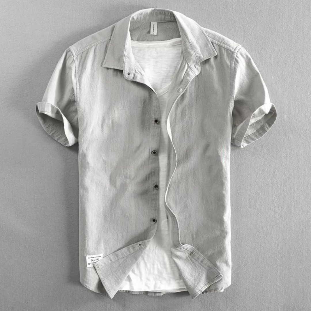 Luigi men's linen summer shirt, additional view