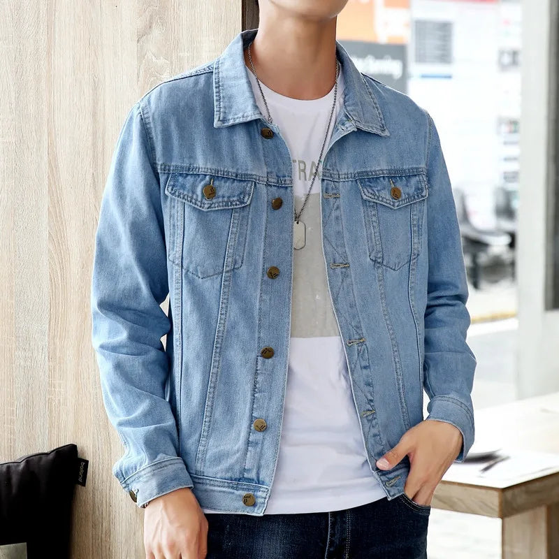 Emilio men's elegant denim jacket – Avinos Milano