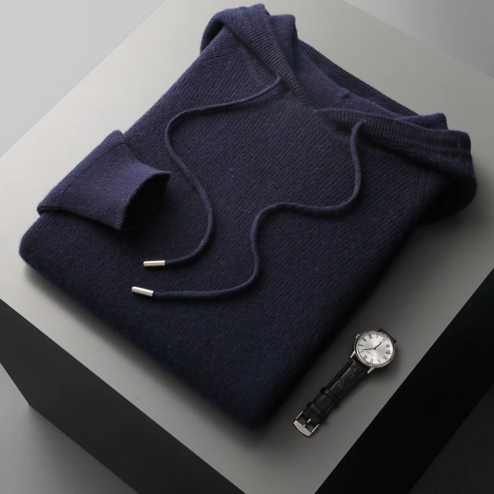 Arezzo men's wool hoodie, view 9