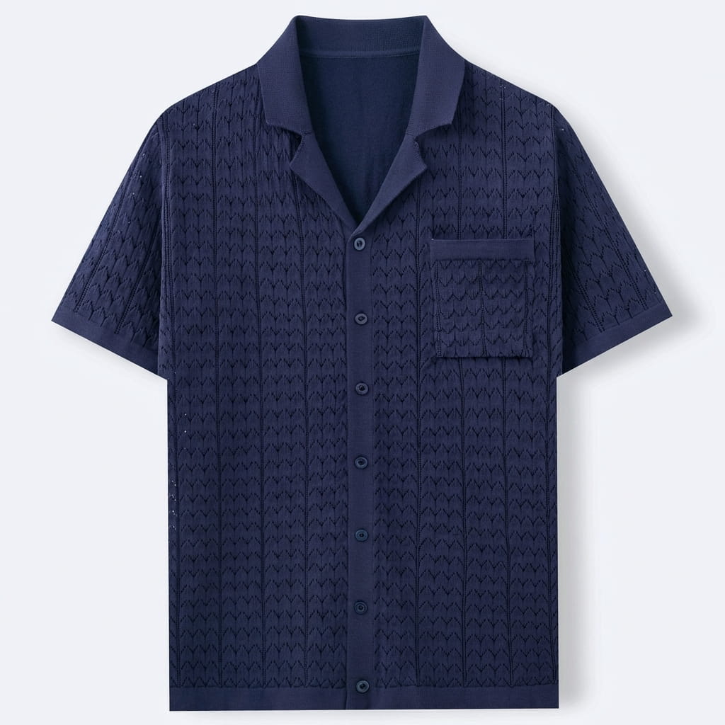 Men's elegant knit polo shirt – Avinos Milano