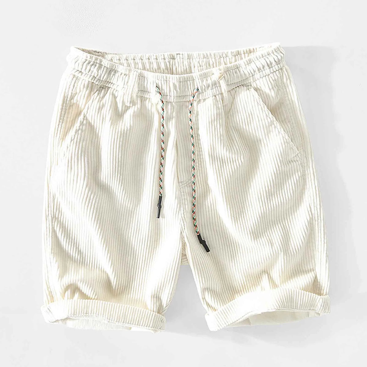 Men's elegant corduroy shorts, view 5