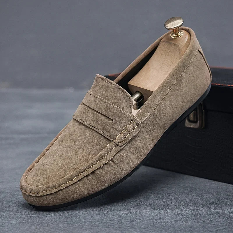 Men's lightweight suede loafers – Avinos Milano