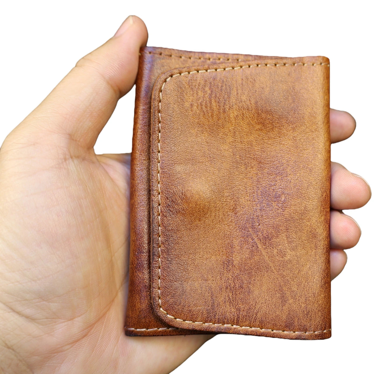 Artigiano vintage handmade leather wallet